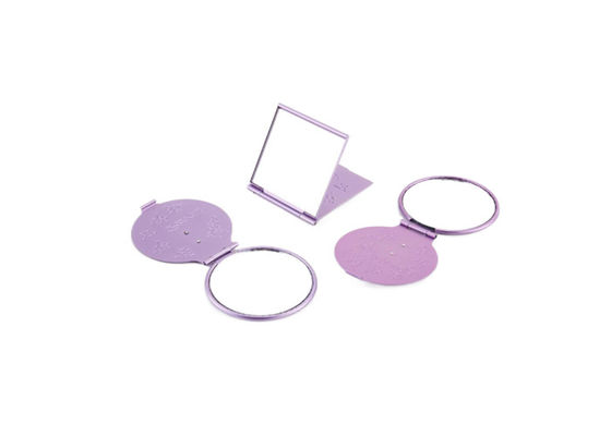 Aluminum Round Small Foldable Mirror Foldable Travel Compact Mirror Square