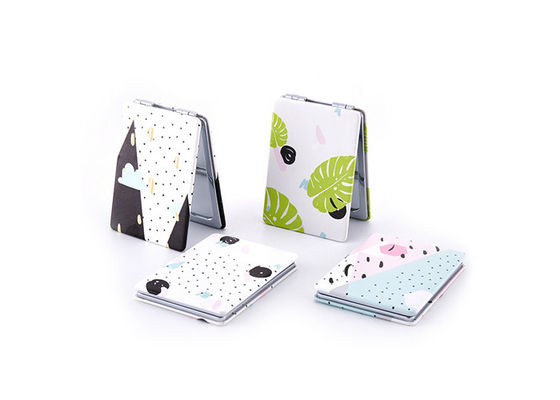 Rectangle Cosmetic Pocket Mirror Cute Foldable Souvenir Gift Printing Logo