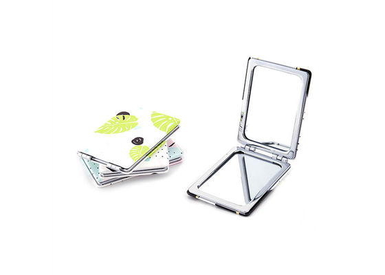 Rectangle Cosmetic Pocket Mirror Cute Foldable Souvenir Gift Printing Logo