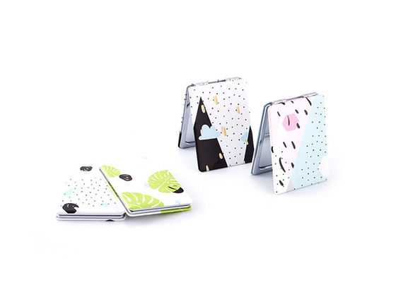 Rectangle Cosmetic Pocket Mirror Cute Foldable Souvenir Gift Printing Logo