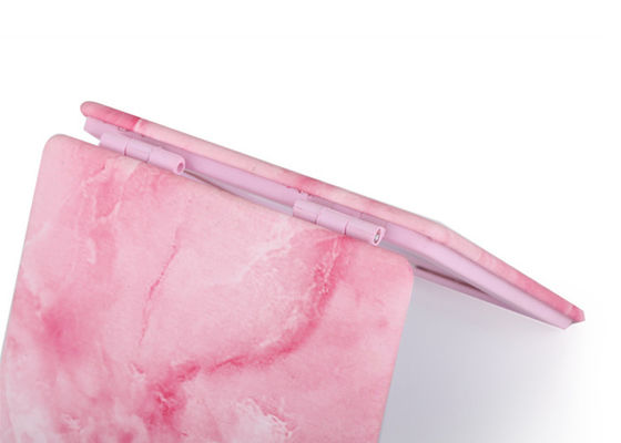 Marble Engraved Handbag Compact Mirror Decorative Silver Stamping Pantone