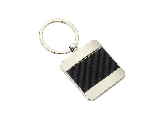 Pantone Color Leather Key Chains Texture PU 40mm Souvenir Key Ring