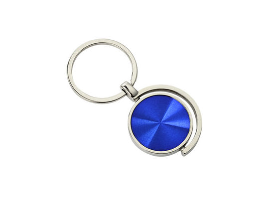 CD Pattern Metal Keychain Holder Colorful Round Zinc Alloy Keychain JR023