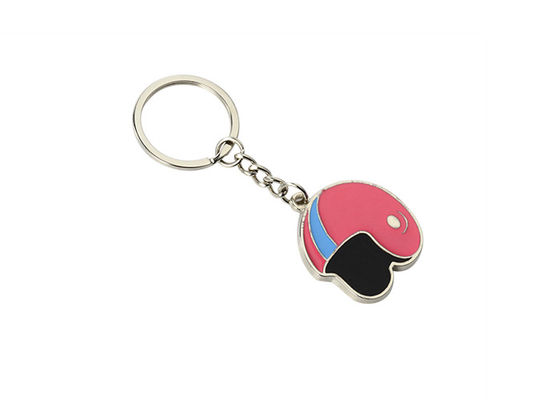 Pantone Enamel Iron Man Helmet Keychain Souvenir Metal Car Keychain
