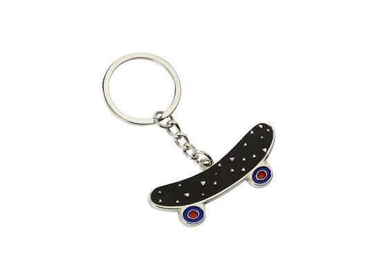 Zinc Alloy Iron Skateboard Key Chain Mini 3.5mm Pantone Cute Souvenir Gift