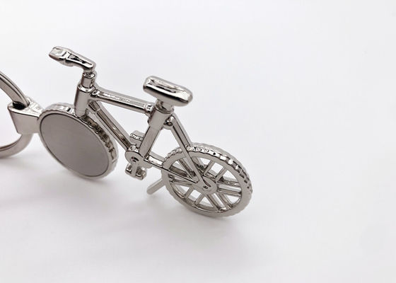 Bicycle Metal Laser Engraved Keyrings Logo Bike Key Chain Souvenir Gift