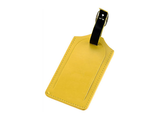 IMEGA PU Leather Travel Luggage Tag Rectangle Customized Personalized Baggage Tag