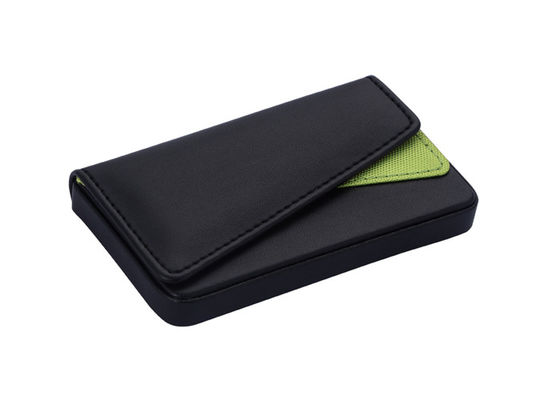 PU Leather Name Card Holder Rectangle Magnetic Business Card Holder