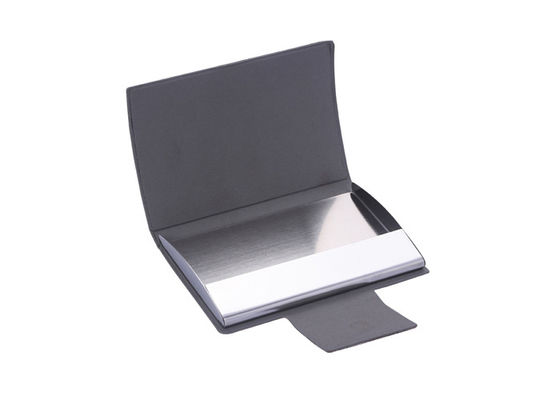 Debossing Personalized Business Card Holder Zinc Alloy Metal Business Card Holder