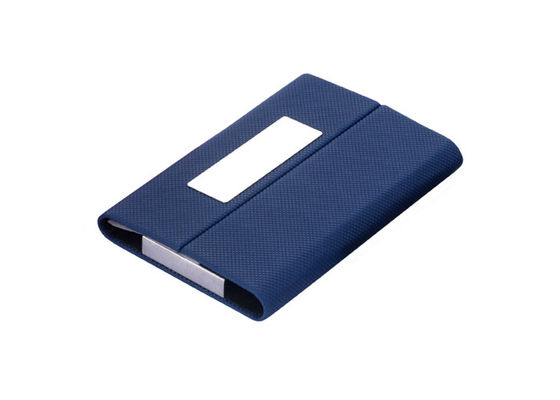 Magnetic PU Leather Name Card Holder Digital Printing Magnetic Card Case