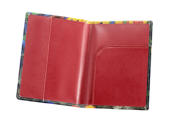Colorful Travel Passport Holder Printing Pattern Personalised Passport Cover Wallet