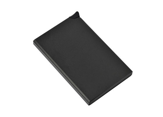 Metal ABS Slim Aluminum Credit Card Holder Carbon Fibre Pattern