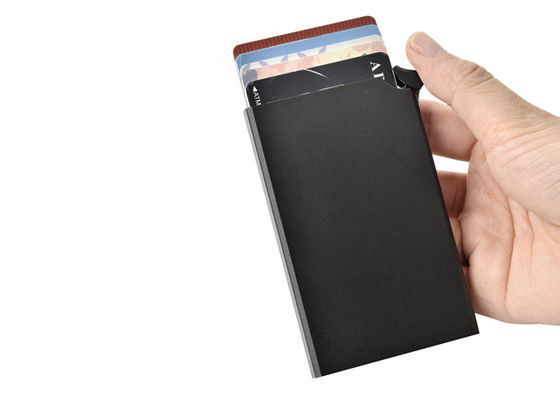 Money Clip Men'S Credit Card Organizer Wallet Holder Metal Rectangle