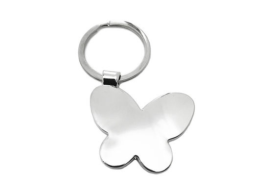 Butterfly Cute Small Keychains Eco Friendly Zinc Alloy Bamboo Material