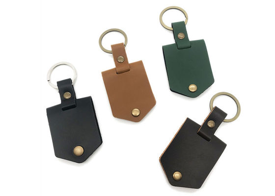 Good price Mini Stand Portable Photo Frame Keychain With Leather Cover Photo Keyring online
