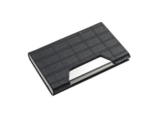 Good price 65g Promotion PU Leather business cards holder Magnetic Card Case 64*97*17mm online