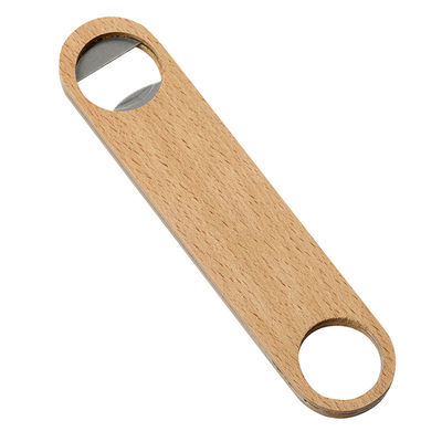 Good price Beech Wood Metal Bottle Opener Sublimation - Perfect For Gifting 4cm online