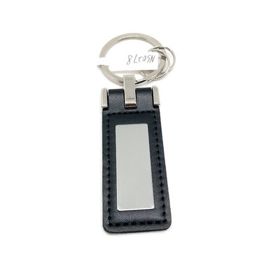 Good price Customized Classic Leather Keychain Key Holder In Polybag Packaging online