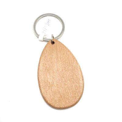 Good price Durability Engraved Wooden Keychain Gift Natural Wood Decoration Piece online