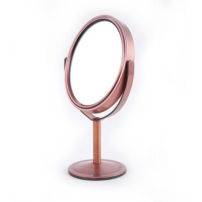 Good price 360 Degree Swivel Round Vanity Cosmetic Table Mirror With 2X Magnification And LED Feature online
