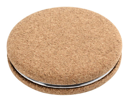 Good price Custom PU Double Sided Logo Pocket Mirror Compact Foldable For On The Go Beauty online