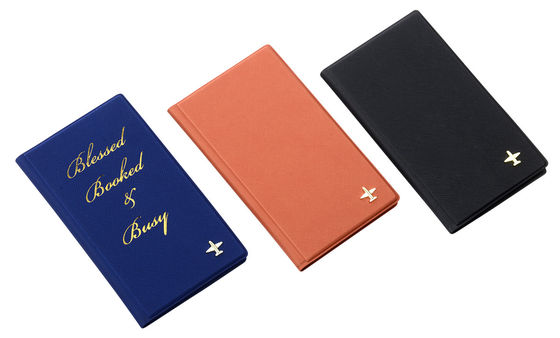 Good price Customized Weave Pattern PU Leather Travel Passport Holder Water Resistant 4 Card Slots ID Window online