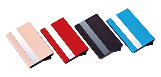 Good price Classic And Sophisticated PU Aluminum Card Organizer Wallet With Magnet Closure online