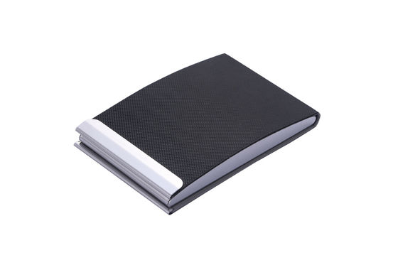 Good price Metal/PU Business Card Holder With Snap Closure Professional And Elegant Design online
