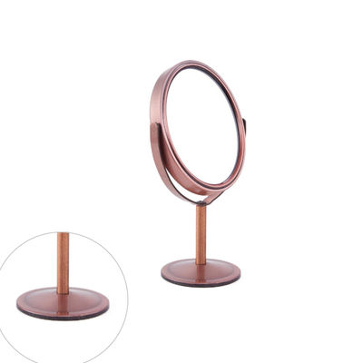 Good price Adjustable Silver Rotating Tabletop Makeup Vanity Mirror with 1X/2X Magnification online