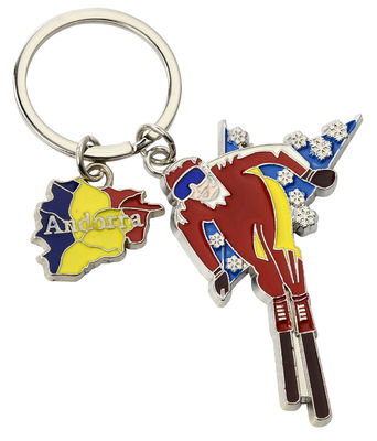 Good price Customized Shape Cute Metal Keychain Plated Logo For Plastic Products online