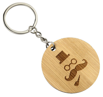 Good price 2-10mm Thickness Wooden Key Tag Engraving For Corporate Events Personalization Decoration online