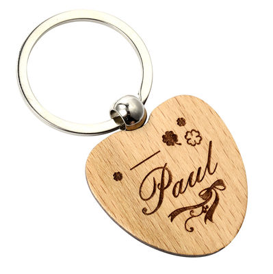 Good price Customizable Personalized Wood Keyring Made of Natural Materials online