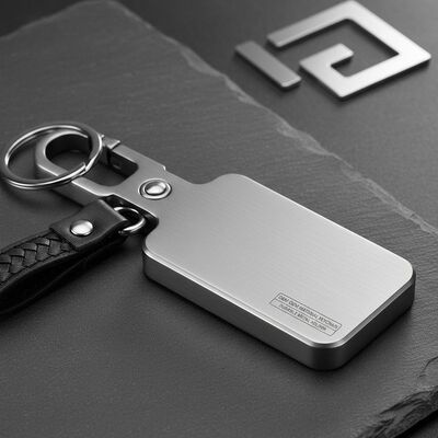 quality Durable Metal Keychain Holder OEM ODM Material Keychain Accessory for Corporate Branding and Custom Logo Engraving factory