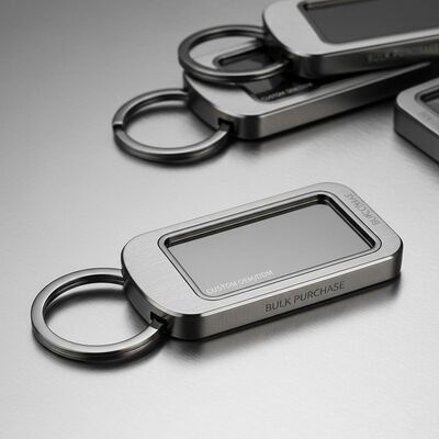 Good price Customized Logo Metal Keychain Holder OEM ODM Metal Keychain Holder Suitable for Custom Logo Engraving and Bulk Purchase online