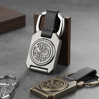 quality Customized Logo Metal Keychain Holder Zinc Alloy Durable Stylish Design Perfect for Corporate Gifts Events and Everyday factory