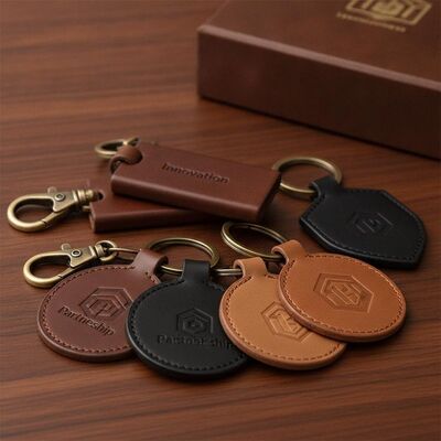 quality Keys Organization And Decoration Leather Key Rings Customization Engraving Or Embossing Perfect For Corporate Gifts And Items factory