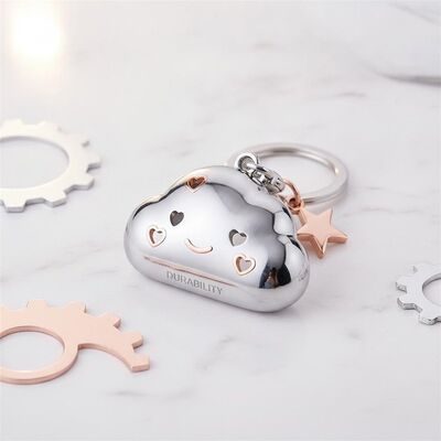 quality Cute Pretty Metal Keychain Featuring High Durability Suitable for Business Promotions Corporate Events and Custom Designs factory