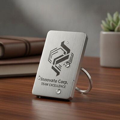 Good price Standard Size Customized Engraved Key Fob Water-resistant Finish Ideal for Custom Business Merchandise and Staff Rewards online