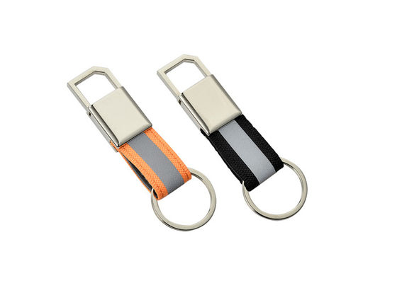 Good price Canvas Strap Metal Keychain Holder Small Metal Snap Hook Key Ring online