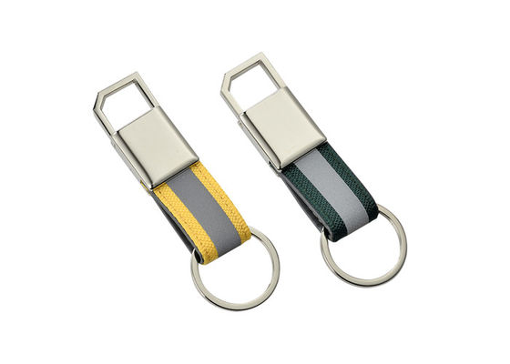 Good price Strap Metal Snap Hook Key Ring 9mm Thickness Bright Canvas Key Holder Souvenirs online