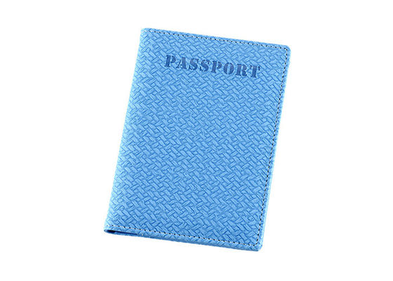 Good price Weave Pu Leather Passport Holder Women Rectangle Advertising Gift online