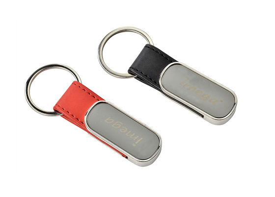 Good price Stitching PU Leather Keychain Laser Logo Zinc Alloy Leather Holder For Keys online