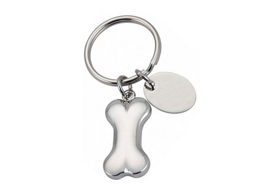 Good price Bone Cute Key Chain Metal Laser Engraved Keyrings Custom Logo Souvenir Gift online