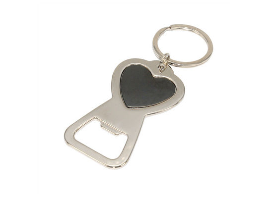 Good price Heart Shape Silver Metal Key Holder Keyring Bottle Opener Keychain online